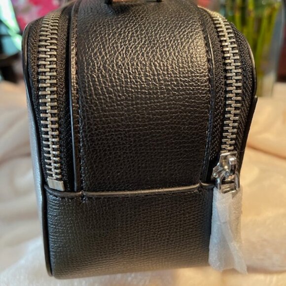 Karl Lagerfeld Paris, NWT Unisex Black Simone Two Tone Crossbody - Picture 6 of 8